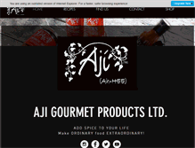 Tablet Screenshot of ajigourmetproducts.com